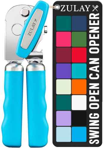 Stainless Steel Swing Open Manual Can Opener Comfortable Grip