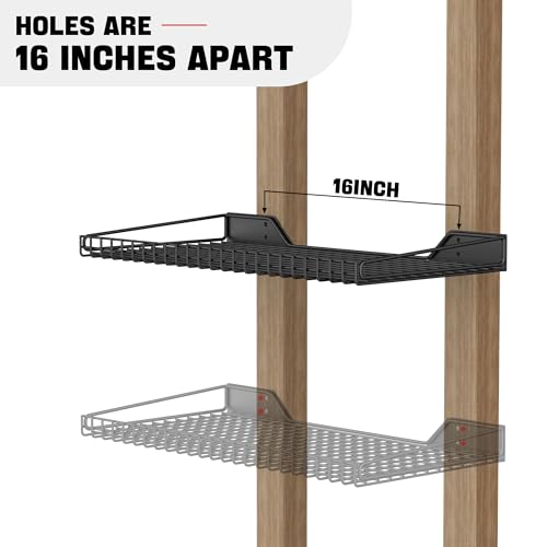 Wall Mounted Storage Shelf for Garage (2 Count)