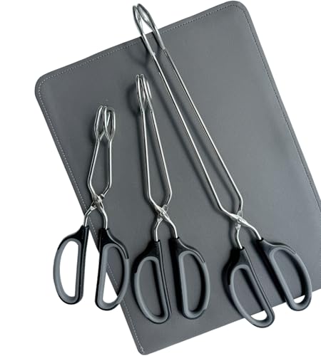 Stainless Steel Scissor Tongs Cooking Tongs Set