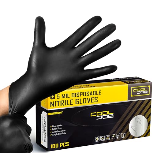 5 Mil Disposable Nitrile Gloves (1000 Count)