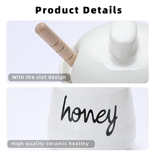 12 oz Honey Jar with Dipper and Lid (12 Ounce)