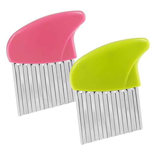 2 Pack Stainless Steel Potato Crinkle Cutter (2 Count)