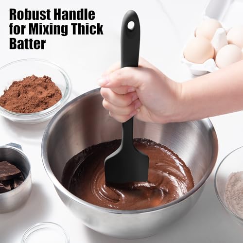 600°F Heat Resistant Silicone Spatula Scrapers (4 Count)