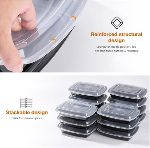 Glotoch Meal Prep Containers 1 (300 Count)