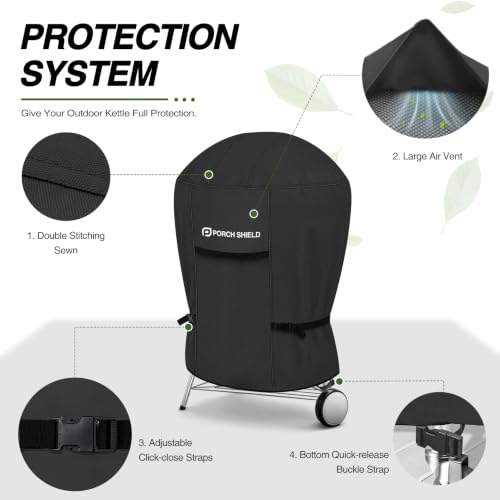 Outdoor Charcoal Kamado Joe Grill Cover 36" Dia x 45" H