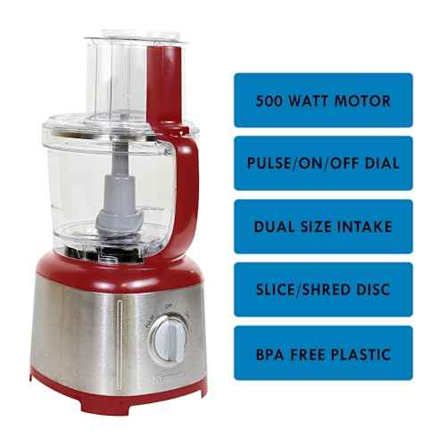 Kenmore 11 Cup Food Processor and Vegetable Chopper with Reversible Slicing