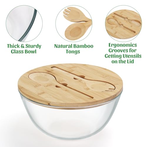 Glass Salad Bowl