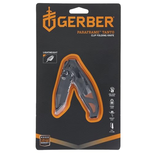 Gear Paraframe Tanto Pocket Knife