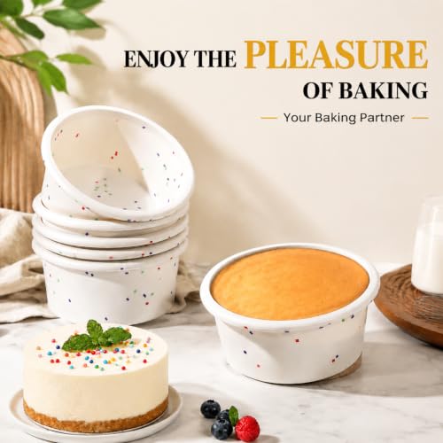 4 Inch Silicone Mini Cake Pan (6 Count)