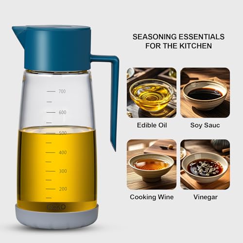 Olive Oil Dispenser Bottle for Kitchen with Leakproof and Dust Cover