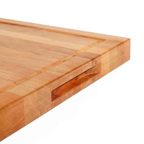 Solid Cherry Wood Cutting Board for Kitchen
