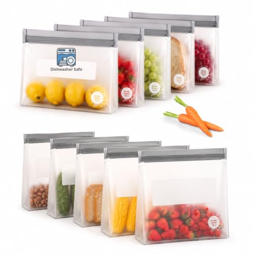 Reusable Food Storage Bags (10 Count)