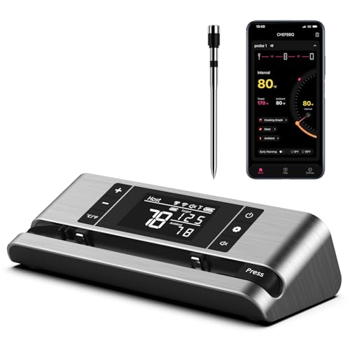 Wireless Smart Meat Thermometer with Dual