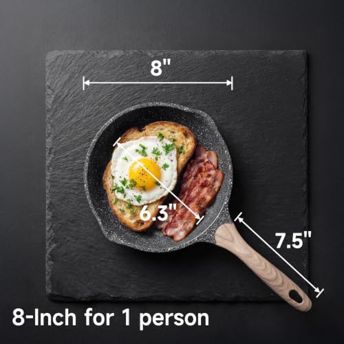 8 Inch Nonstick Frying Pan Easy Clean Small Egg Pan Skillet