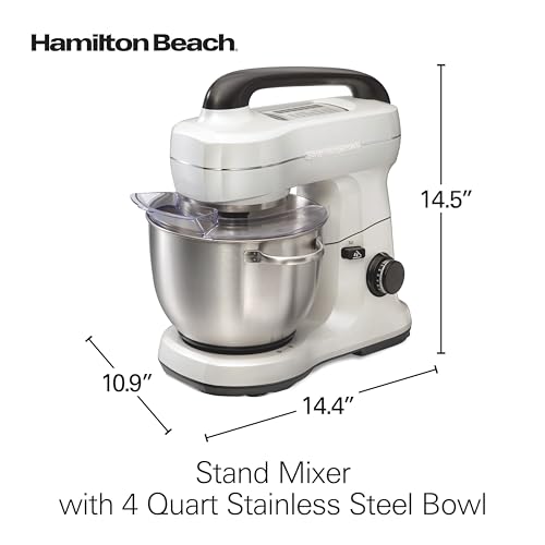 4 Qt Electric Stand Mixer With 7 Speeds