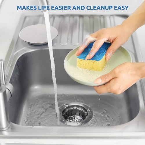 Kitchen Sink Drain Assembly with Removable Deep Basket Strainer
