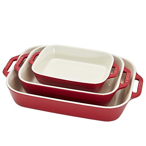 3 Pc Ceramic Baking Dish Set (3 Count)