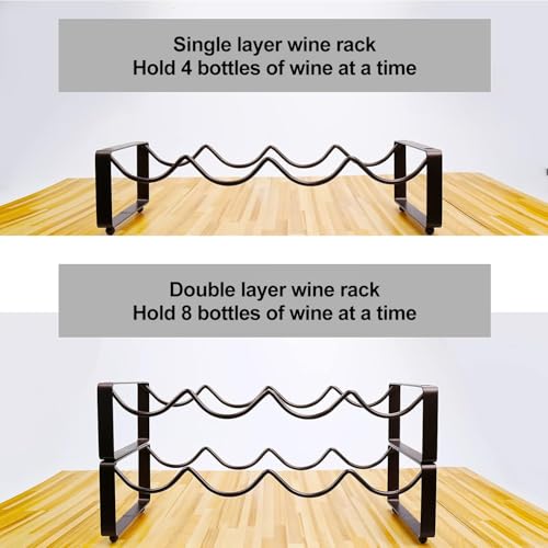 Stackable Wine Rack Countertop