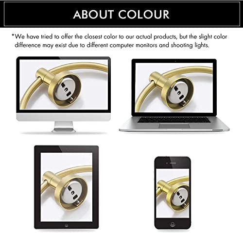 Brushed Gold Towel Ring