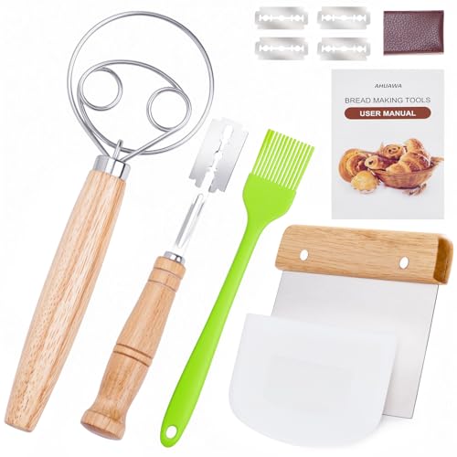 Danish Dough Whisk with Sourdough Tools