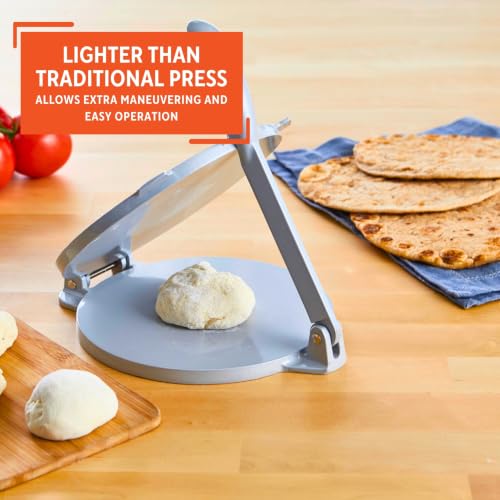 USA MEXI 86005 6" Easy to Use Aluminum Tortilla Press