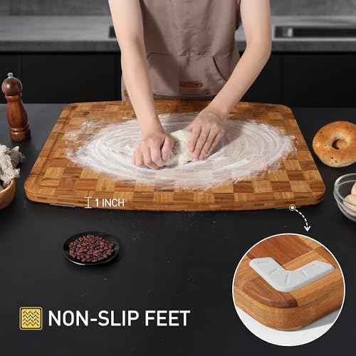 Extra Large Bamboo Wooden Cutting Board Wood Cutting Boards for Kitchen