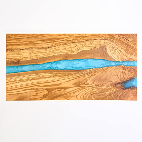 Italian Olive Wood luxury Cheese board with Resin