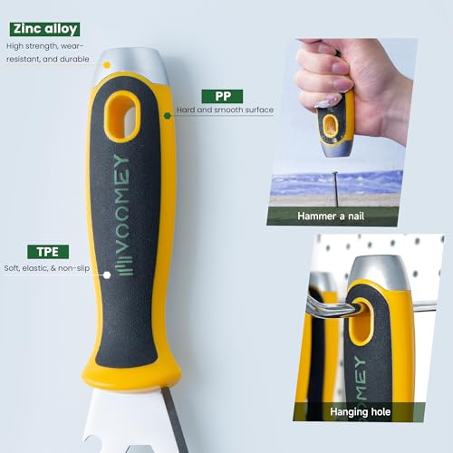 12-in-1 Putty Knife, 2 Pack Paint Scraper Tool