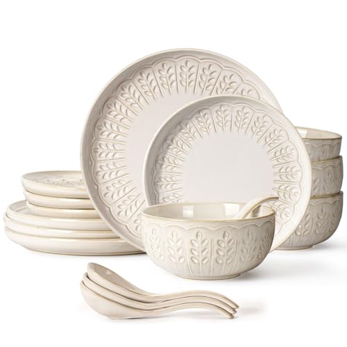 Plates And Bowls Sets (16 Count)
