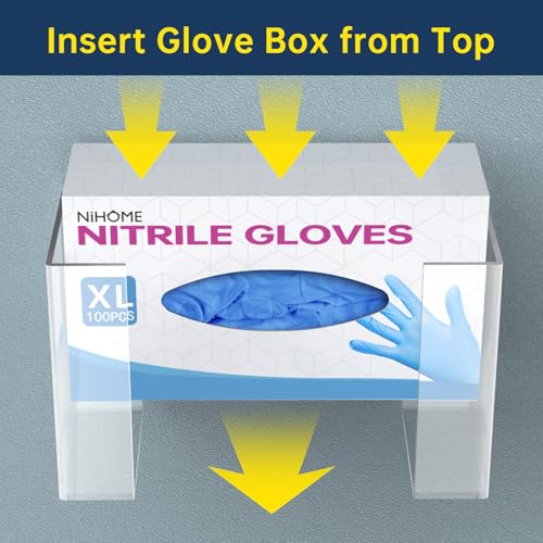 Clear Acrylic Glove Box Holder Tissue Box Dispenser