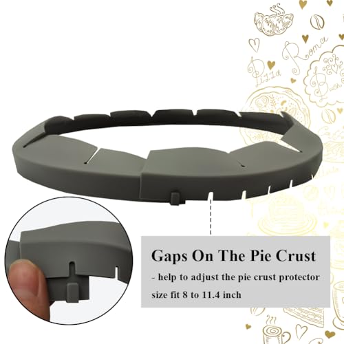 Adjustable Pie Crust Shields