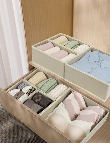 12 Pack Drawer Organizer Clothes (12 Count)