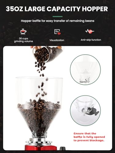 Flat Burr Coffee Grinder