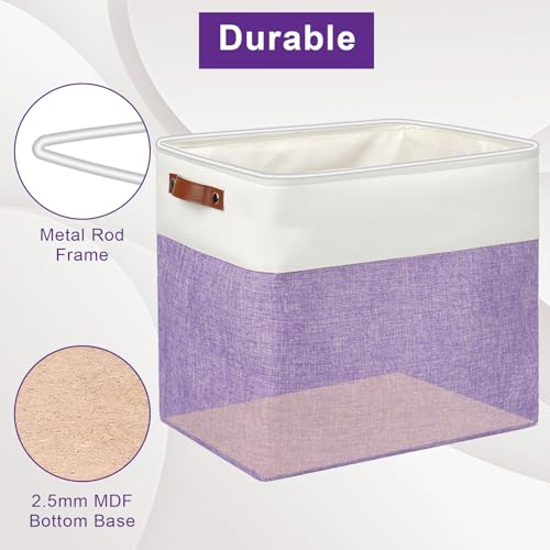 Large Fabric Storage Baskets (3 Count)