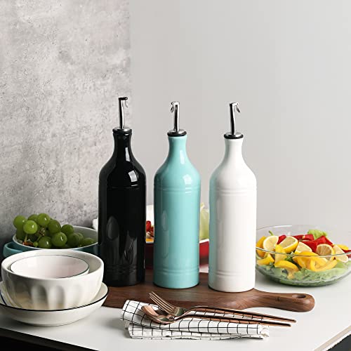 Sweejar Large Ceramic Olive Oil Dispenser Bottle