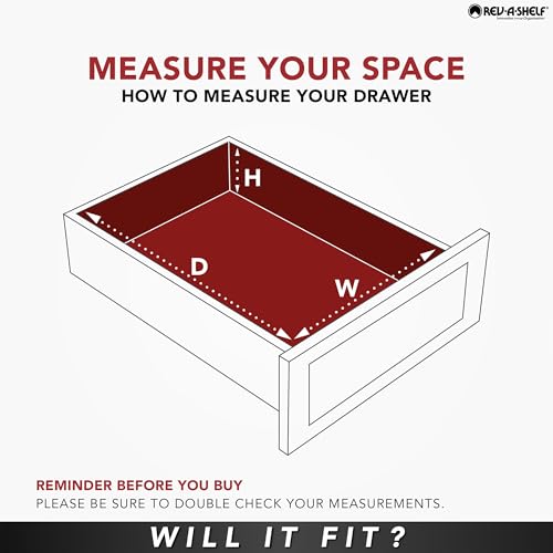 Trim-to-Custom-Fit Utensil Drawer Organizer, 33.11"x21.97"