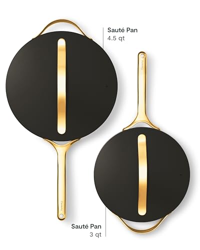 Non Stick Ceramic Sauté Pan with Lid