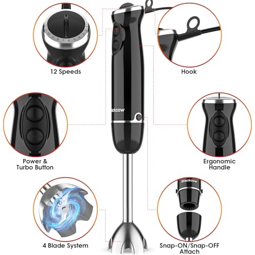 Immersion Blender Set for Kitchen