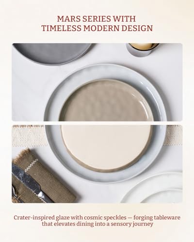 Mars Stoneware Dinnerware Set for 4