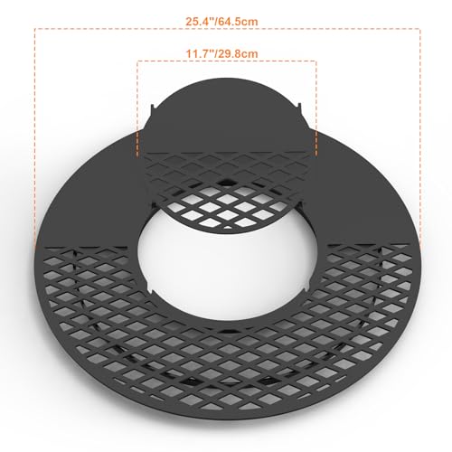BBQ Griddle and Grate Combo Kit for Weber 26 inch Kettle Charcoal Grills