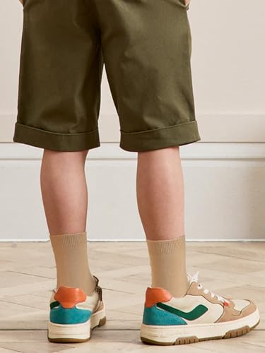 Unisex Kids Boys Girls Soft Cotton School Socks 8 (6 Count)