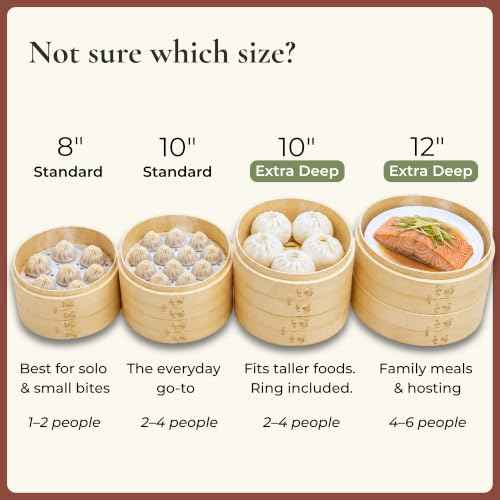 Bamboo Steamer Basket 12