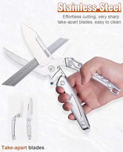 2PCS Brisket Carving Knife and All Purpose Kitchen Shears Set (2 Count)