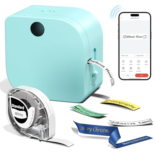 P12 Label Maker Machine with 1 Tape