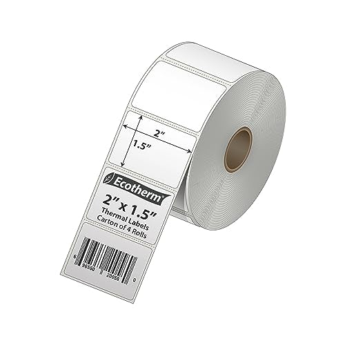 2" x 1.5" Thermal Labels (5280 Count)