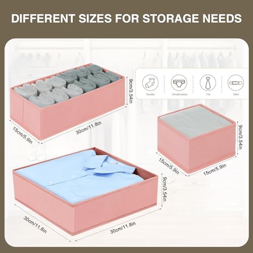 Fabric Drawer Organizer Bins