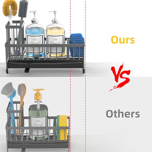Extra Large Sponge Holder for Kitchen Sink Organizer Caddy