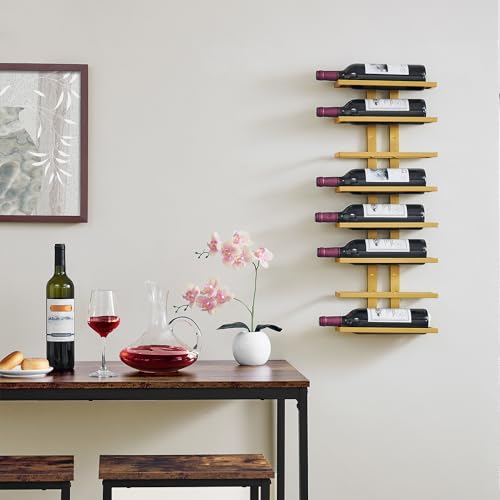 8 Tier Wall Mount Wine Rack (8 Count)