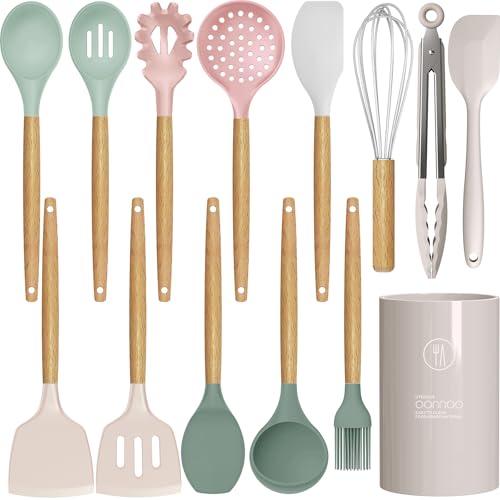 Silicone Cooking Utensils Set (14 Count)