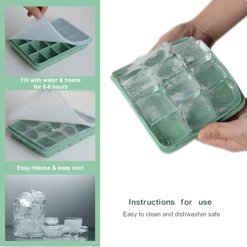 Silicone Ice Cube Trays (3 Count)